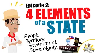 The 4 Elements of a State | Mga Elemento ng Estado | People, Territory, Government, Sovereignty