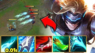 Ezreal but I can spray Q every 0.01 seconds with this build (IT LOOKS LIKE URF)