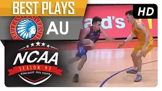 Kent Salado plays with the San Sebastian defense for the and-one | AU | Best Plays | NCAA 93 | MB