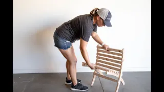 How To Build A Collapsible Wooden Chair