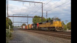 NS SD90MAC Leader, GP15Ts, Big Mixed Freight and Fast Trains