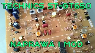 Technics ST-GT650 - naprawa, strojenie, modyfikacja filtrów, dx fm