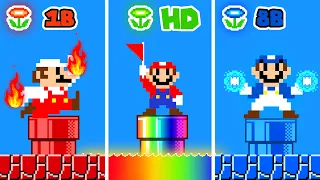 MARIO BATTLE: When Everything Mario and Luigi Touch Turns Into FIRE vs ICE | 2TB STORY GAME
