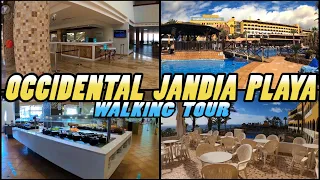 Hotel OCCIDENTAL JANDIA PLAYA Walking Tour - Morro Jable - Fuerteventura - Canary Islands (4K)
