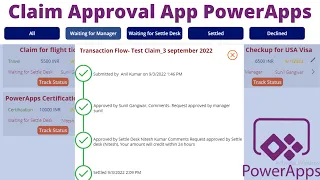 Claim Approval Application using PowerApps and Power Automate - Part 1