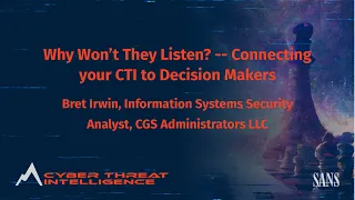 Why Won’t They Listen? – ConnectingYour CTI to Decision Makers