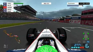 F1 2006 PS2 Career Mode (Hard) - S03 Suzuka - Race