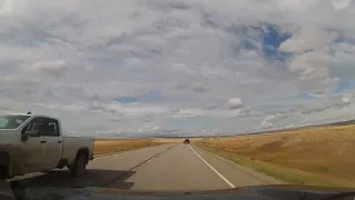 Driving from Shelby to Browning, Montana