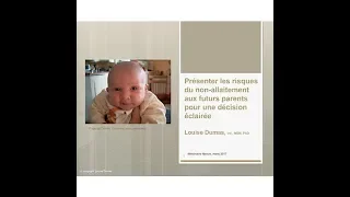 W02 F - Webinar (French) - Risques du non-allaitement aux futurs parents : décision éclairée
