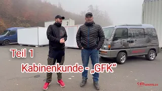 Abgefahren - Kabinenkunde Expeditionsmobil - GFK Kabine by 4wheel24.    Teil 1