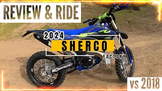Sherco 2024 300 SE Factory Review & Ride vs 2018