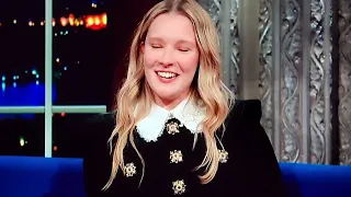 MORFYD CLARK Recites The 29-Letter Welsh Alphabet - from Colbert's The Late Show