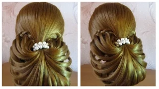Quick and easy prom hairstyle