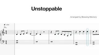 Sia- Unstoppable (Easy Piano) -Sheet Music