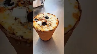 MOST FAMOUS KULHAD PIZZA🤤😋😋| KULHAD PIZZA IN DELHI | INDIAN STREET FOOD #shorts #streetfood