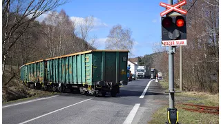 Railroad crossing Česká Kamenice (AŽD 71, Trail) // Železniční přejezd