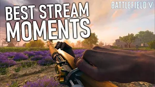 BEST STREAM MOMENTS! - Battlefield 5 Insane Moments