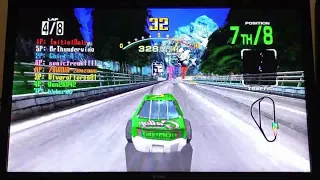 Daytona USA PS3 Online Multiplayer Lobby