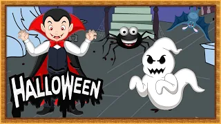 Spooky Halloween Music | Halloween Monster Costumes | Halloween Costumes Name | Kids Learning