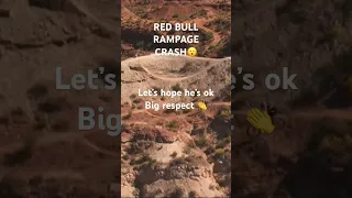 RED BULL RAMPAGE  EPIC CRASH 😱 #shorts #redbullrampage #crash