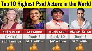 Top 10 Highest Paid Actors & Actress in the World 2020