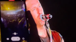 🌧Yellow (Live) | Coldplay | LIVE at WEMBLEY | Music of the Spheres Tour 2022 in 4k