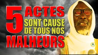 Ses 5 actes sont à l'origine de tous nos malheurs explique Cheikh Mouhidine Diallo •@Faydatidianiya