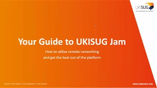 UKISUG Jam - A Quick Guide