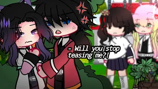 Will you stop teasing me?!||Meme||Trend||GiyuShino||Not Og||Kny/Ds||Gacha Plus||Taho-Taho