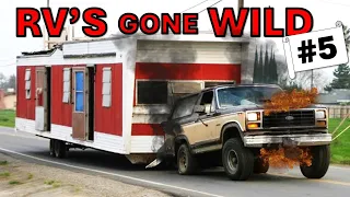 Stupid or Crazy RV setups & catastrophes  #5  - RV Fails and Crashes