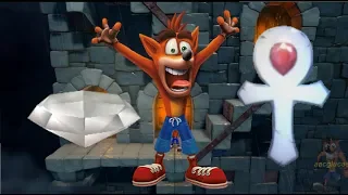 Crash Bandicoot N. Sane Trilogy - Crash Bandicoot 1 104% - STORMY ASCENT: GEM AND PLATINUM RELIC