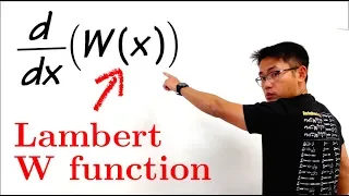 Derivative of the Lambert W function