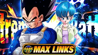 LOL!!!!!!! LEVEL 10 LINKS 100% RAINBOW STAR EZA F2P VEGETA & BULMA! (DBZ: Dokkan Battle)