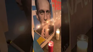 Rally in memory of Alexei Navalny in San Francisco