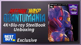 Ant-Man and the Wasp: Quantumania Best Buy Exclusive 4K+2D Blu-ray SteelBook Unboxing