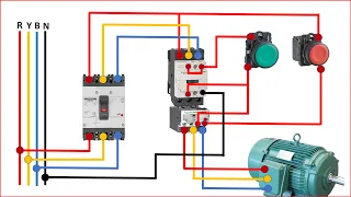 DOL Starter connection in 3 Phase Induction Motor |  Direct online starter