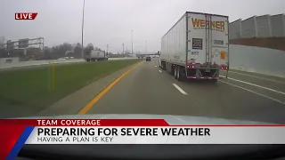 Crews preparing ahead of severe weather