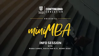 miniMBA Info Session Recording