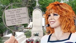 La tombe du frère et des parents de Mylène FARMER au Père Lachaise. Max Marguerite Jean Loup Gautier