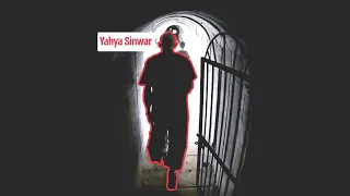 Hamas leader Yahya Sinwar seen escaping into tunnel as IDF find compound where he hid with family