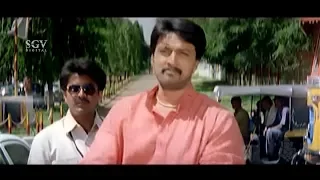 Rowdies attack on Minister Sudeep | Best Scenes of Kannada Movies