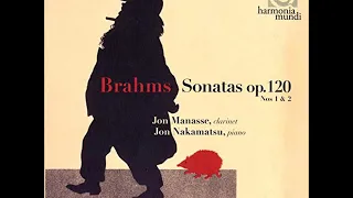 Brahms Sonata No. 1: I. Allegro appassionato (Jon Manasse, clarinet; Jon Nakamatsu, piano)