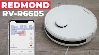 Redmond RV-R660S: лидар, сухая и влажная уборка, креативные голосовые пакеты✔️ ОБЗОР и ТЕСТ✅