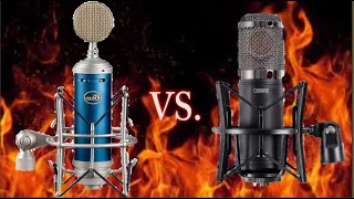 $200 Tube Mic?!! (Monoprice LTM500 Vs Bluebird SL) Review!