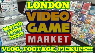 London Gaming Market, 15th March 2020, VLOG, Footage and pick ups!!!