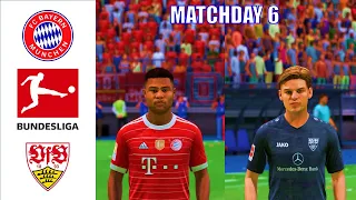 FC Bayern Munchen Vs. Stuttgart - Bundesliga 22/23 Matchday 6 | FIFA 22 - Full Match