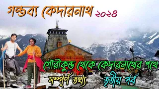 Kedarnath Live Yatra 2024 || Gourikund To Kedarnath Track Full Information |Kedarnath Bengali Blog