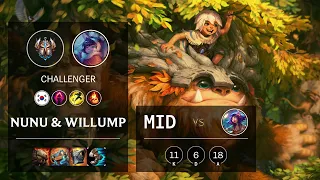 Nunu & Willump Mid vs Neeko - KR Challenger Patch 10.15