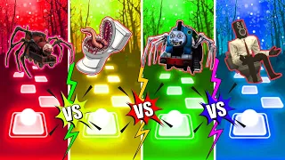 👀Tiles Hop  - Choo Choo Charles 🆚️Toilet Monster 🆚️Thomas Train Evil EXE 🆚️Speakerman 🎶Who will win?