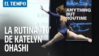 Increíble presentación de la gimnasta Katelyn Ohashi | EL TIEMPO